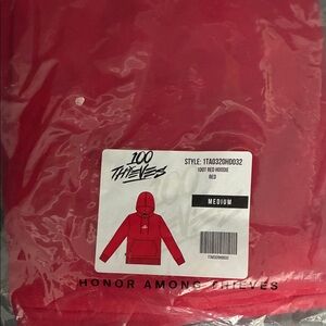 100 Thieves Red Hoodie